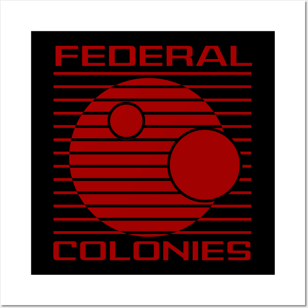 Federal Colonies Wall Art by Meta Cortex